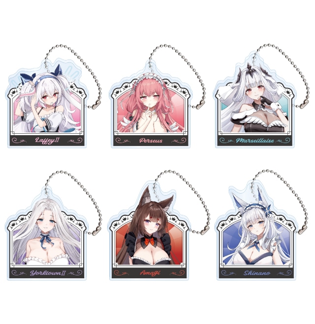 アズールレーン アクリルキーホルダー ランダム・6種