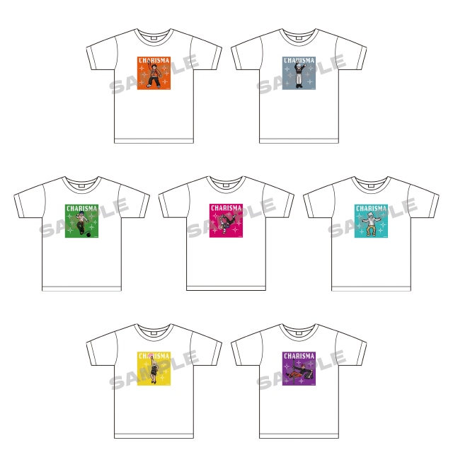 カリスマ ミニキャラTシャツ(全7種)