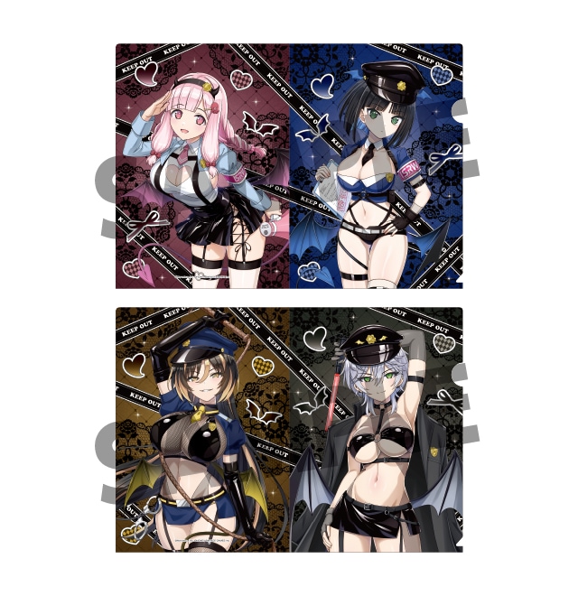 ドルフィンウェーブ 描き下ろしクリアファイルセット【デビルポリスver.】(全1種)