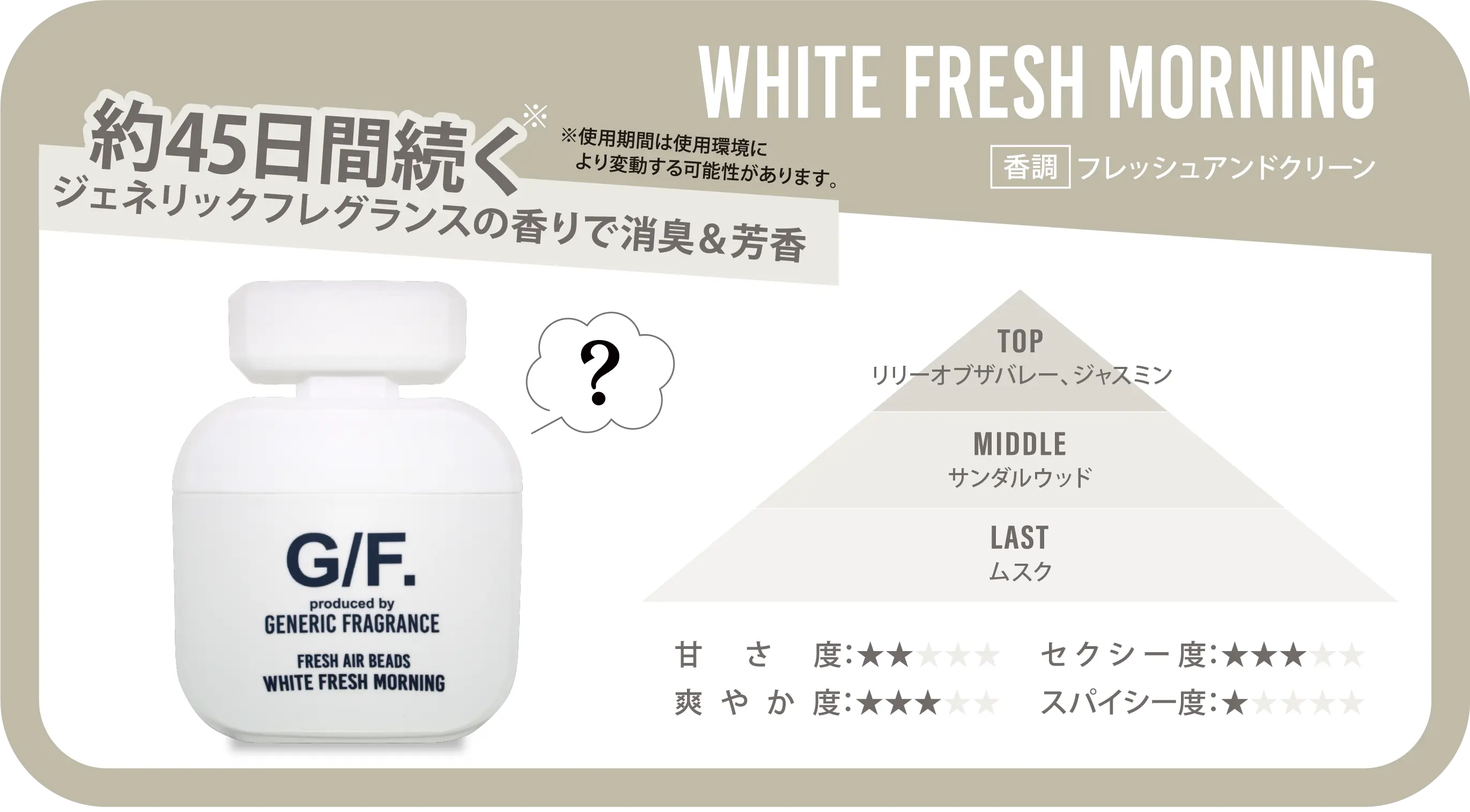 WHITE FRESH MORNING