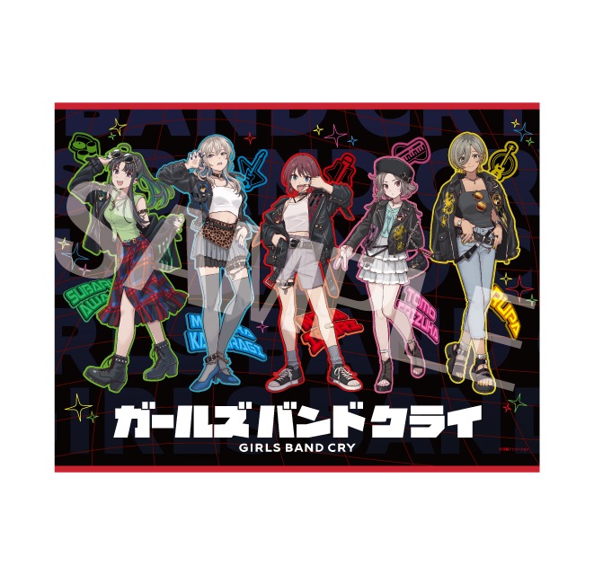 ガールズバンドクライ 描き下ろしB2タペストリー【ライダースver.】(全1種)