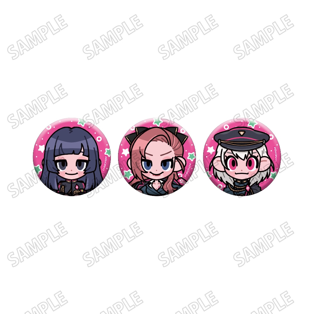 ヒプノシスマイク ミニキャラ缶バッジセット【言の葉党】(全1種) 1,430円(税込)