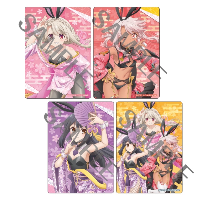 Fate/kaleid liner,プリズマ☆イリヤ 描き下ろしクリアカードセット【和風バニーver.】　1,100円（税込）