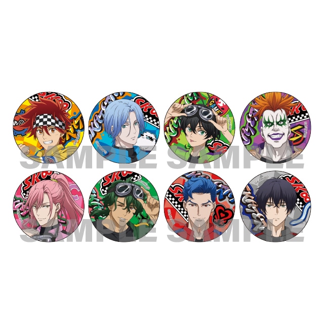 SK∞ エスケーエイト 描き下ろし缶バッジコレクション【レーシングファッションver.】(全8種)