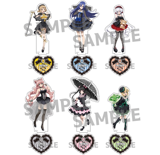 戦姫絶唱シンフォギアXV 描き下ろしBIGアクリルスタンド【ゴシックドレスver.】(全6種)