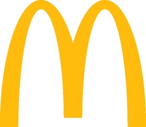 マクドナルドMEGAドン・キホーテUNY嬉野店 ロゴ