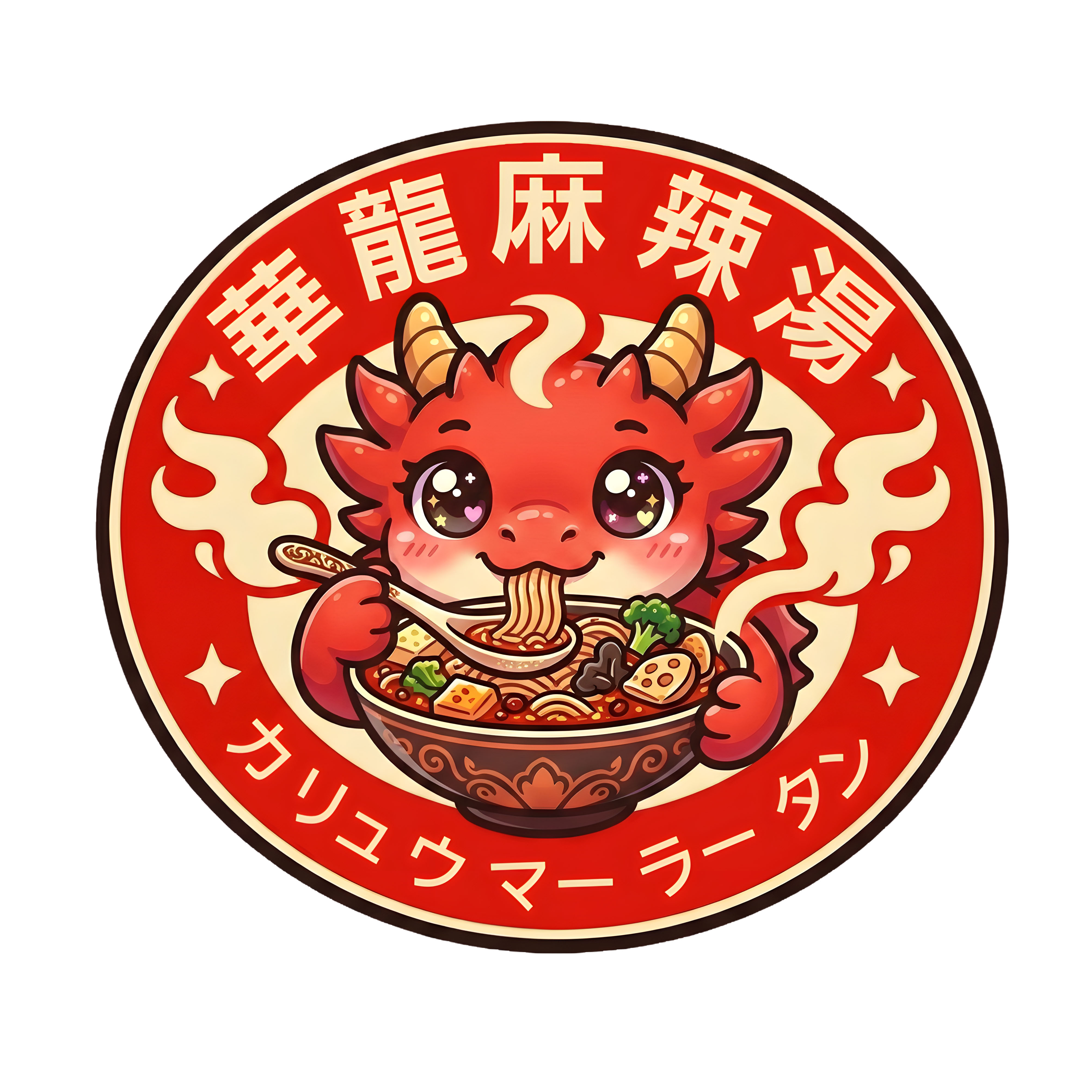 華龍麻辣湯 ロゴ