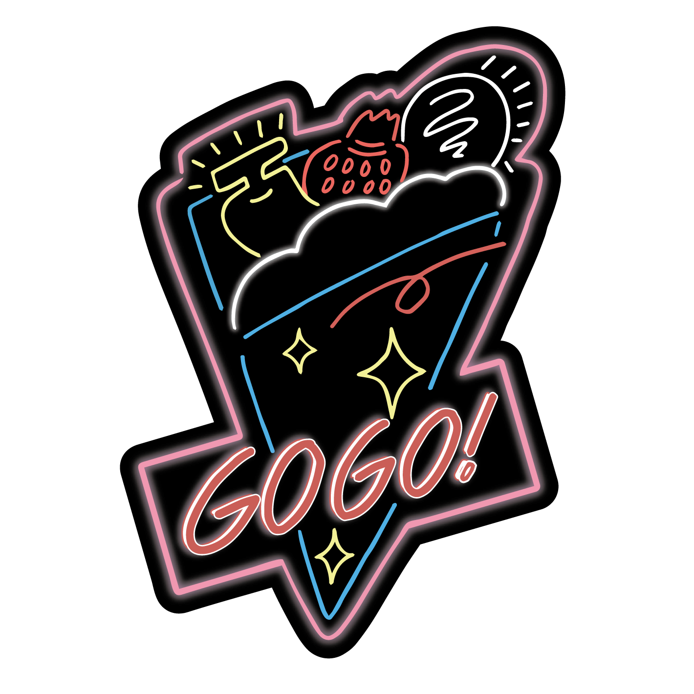 GOGO!クレープ ロゴ