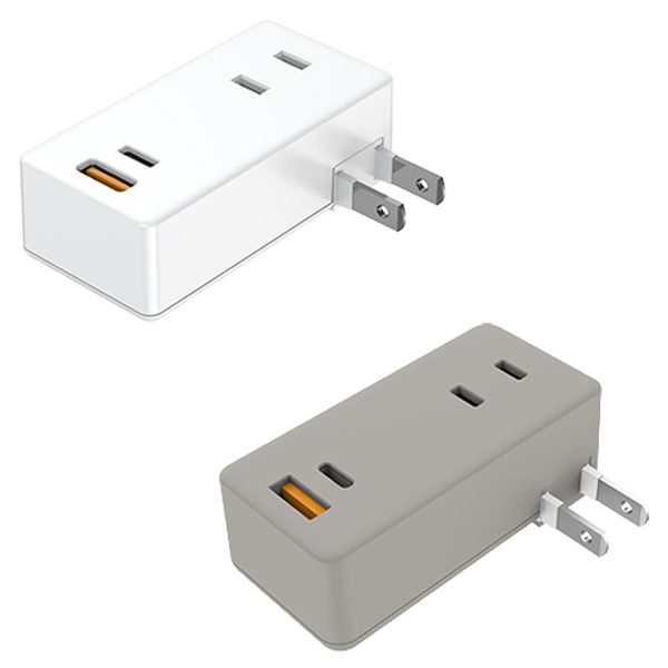 業界最小級 USB付電源タップ