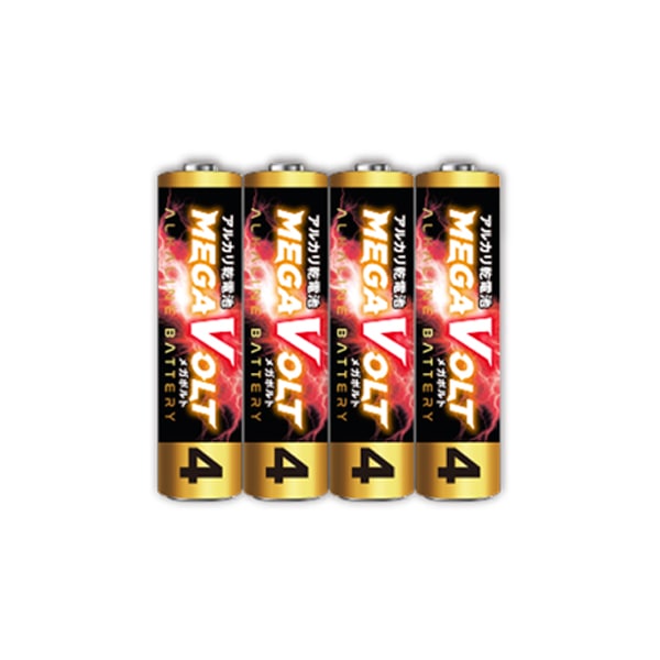 LR03 単4形アルカリ乾電池 MEGAVOLT 4本入
