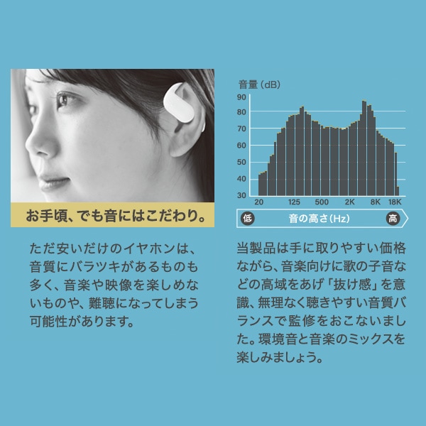 完全ワイヤレスイヤホン　tunewave