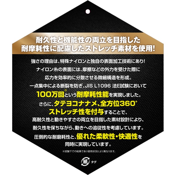 100万回擦っても破れないネバーギブアップカーゴパンツ